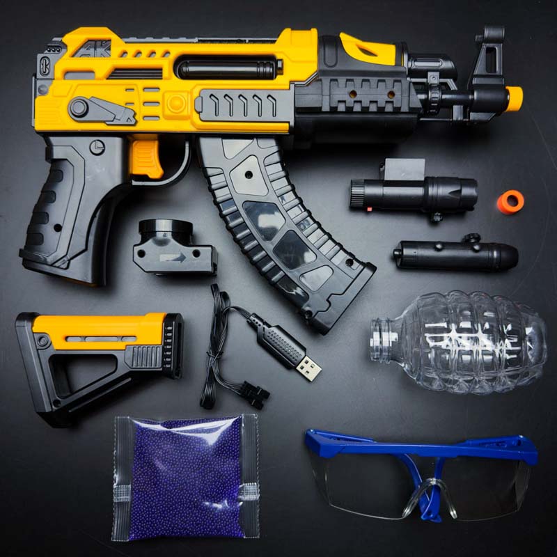 AKM-Gel-Blaster-yellow-accessories